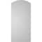 Ekena Millwork Arch Top Surface Mount PVC Gable Vent: Functional, w/ 2"W x 1-1/2"P Brickmould Frame, 16"W x 34"H GVPAR16X3402SF - alternate 3